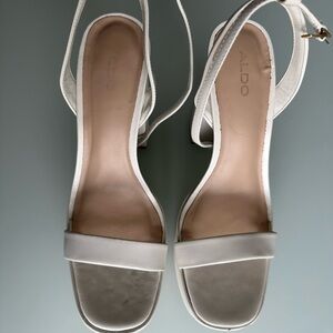 ALDO Women's White/cream Matilda Platform sandals